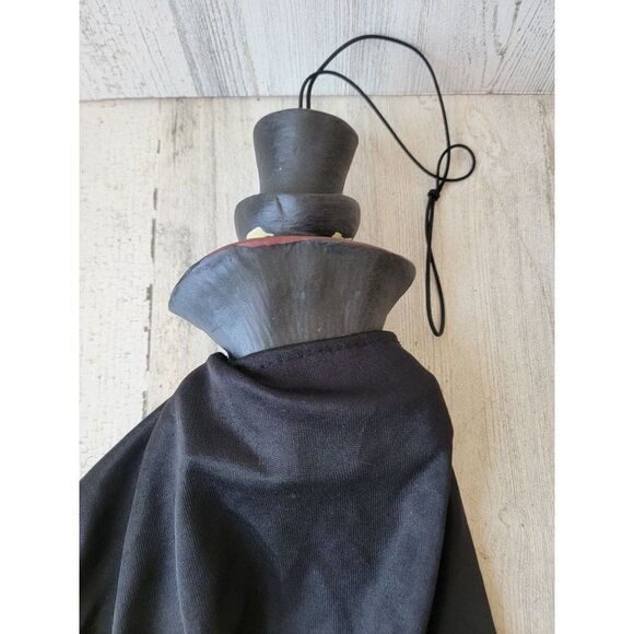 Vintage phantom opera paper magic hanging mini skeleton suit top hat Halloween p - Picture 7 of 8